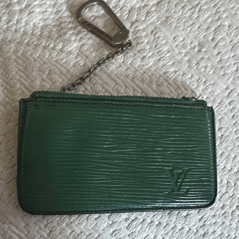 Louis Vuitton Epi Forest Green Card Holder